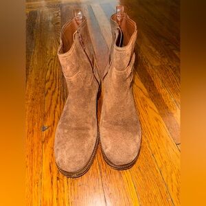 Tory Burch Suede Ankle Boots – Size 9M